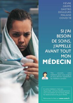 Si j'ai besoin de soins j'appelle mon médecin